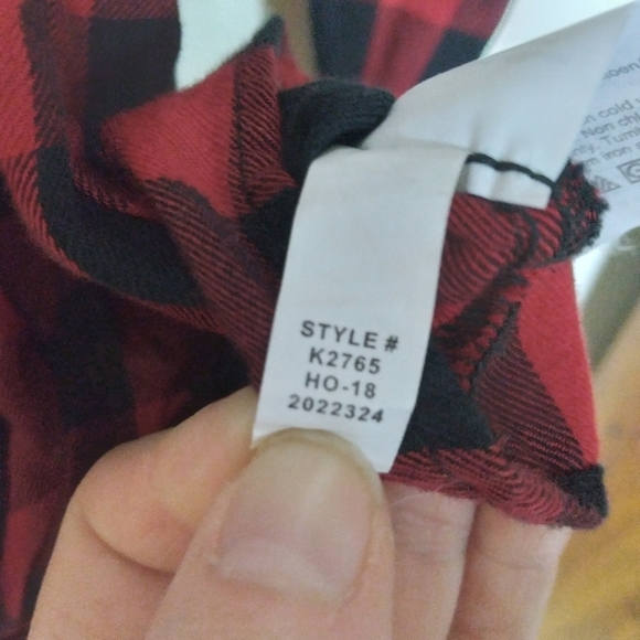 Madewell Red & Black Buffalo Plaid Tie Front Button Up Flannel Shirt Size Small - Picture 12 of 12